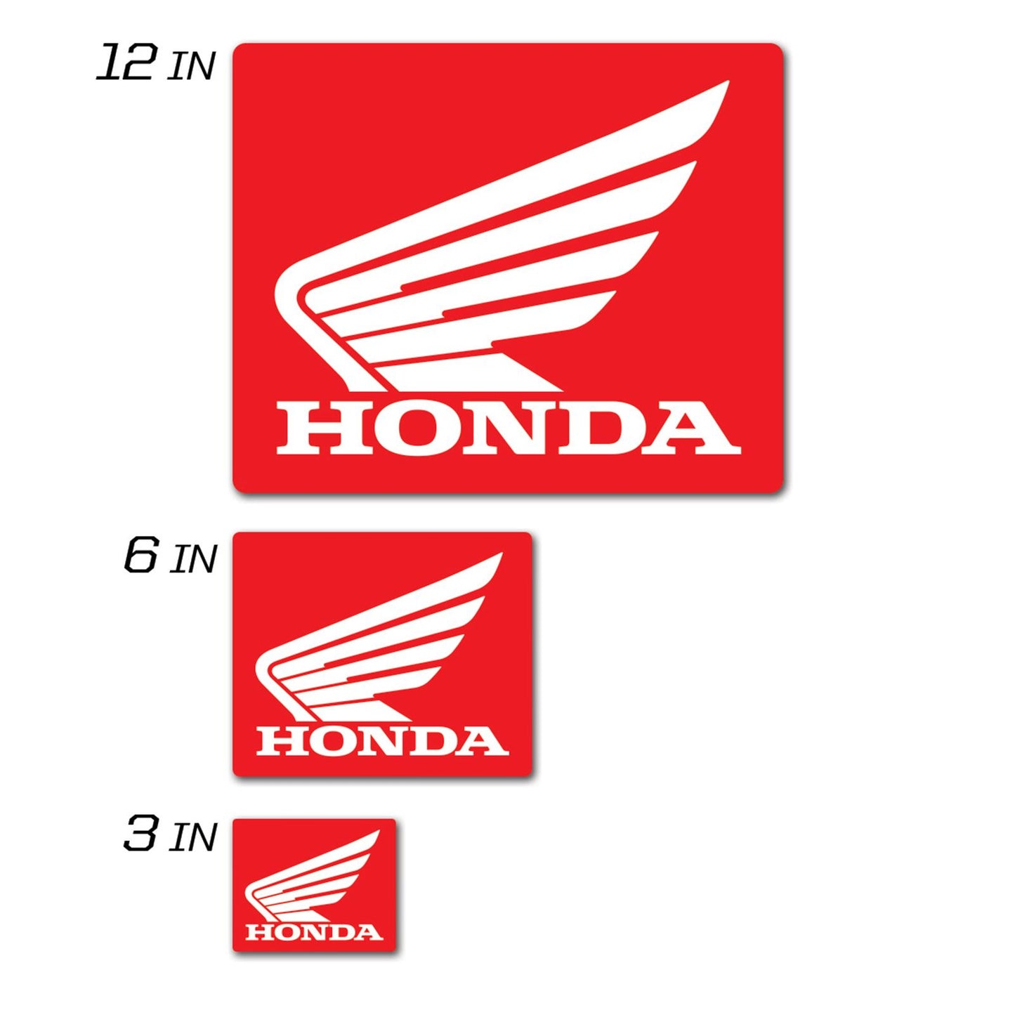 D'Cor Icon Decal 12" Squared for Honda [MPN: 40-10-110]_155185