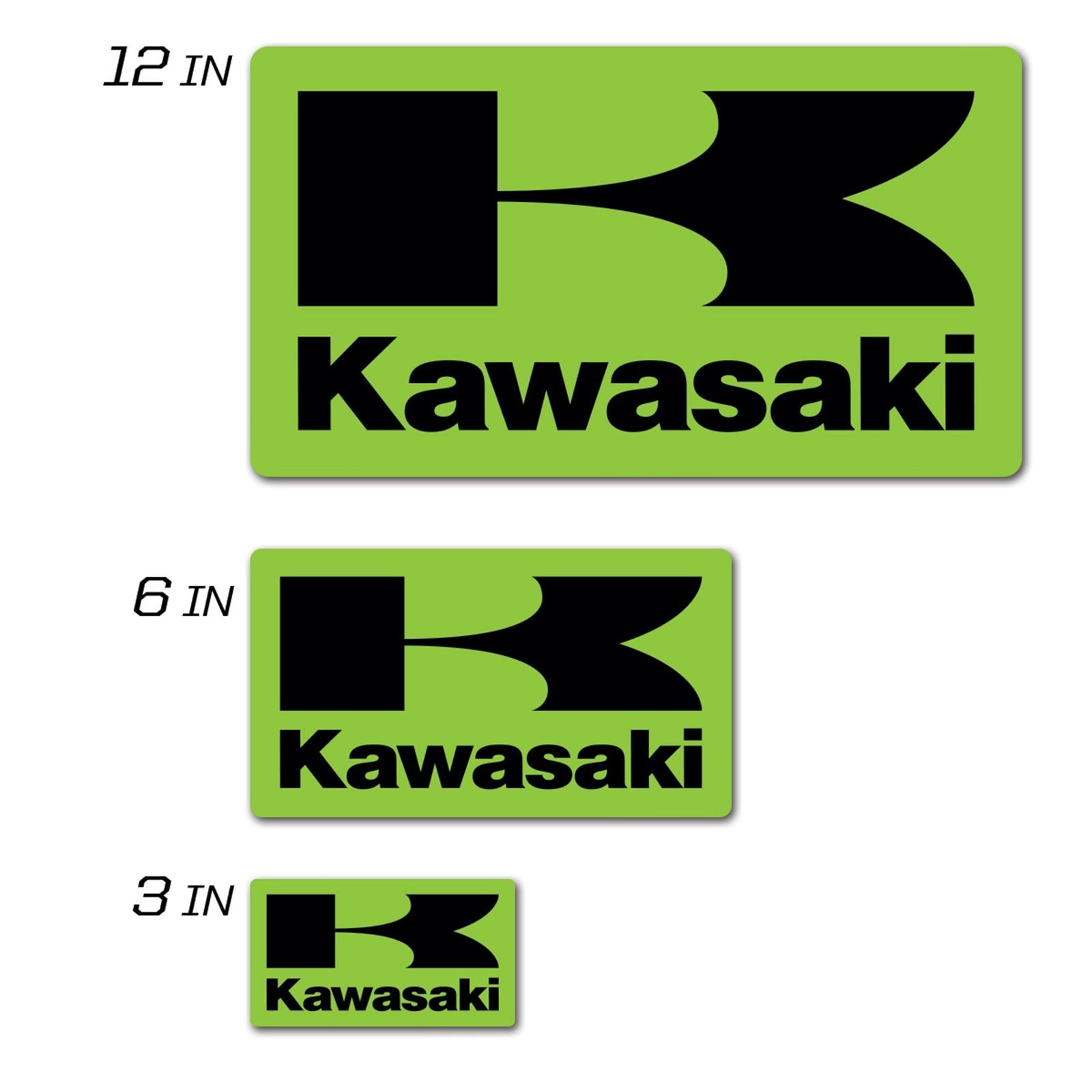 D'Cor Icon Decal 6" Squared fits Kawasaki [MPN: 40-20-109]_155266