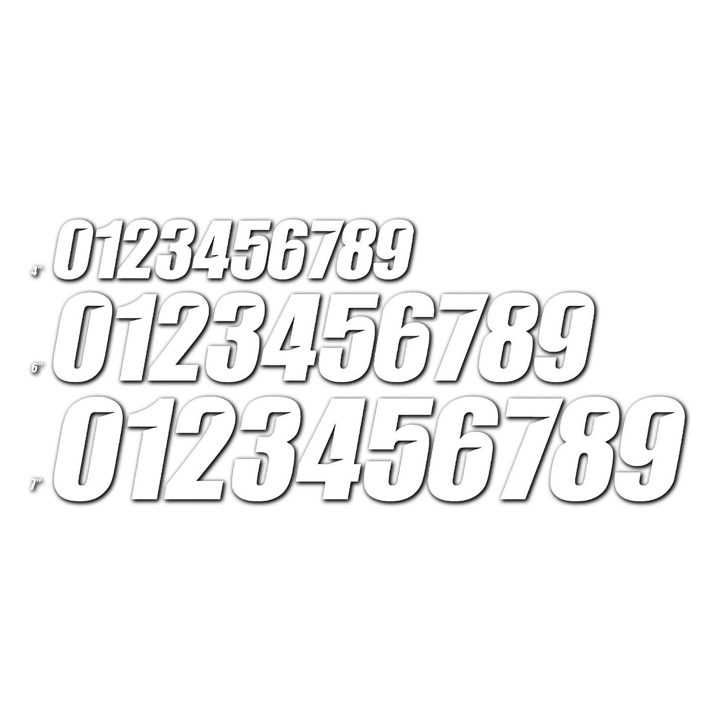 D'Cor #5 White 7 Slash Series 3 Pack [MPN: 45-32-5]_155278