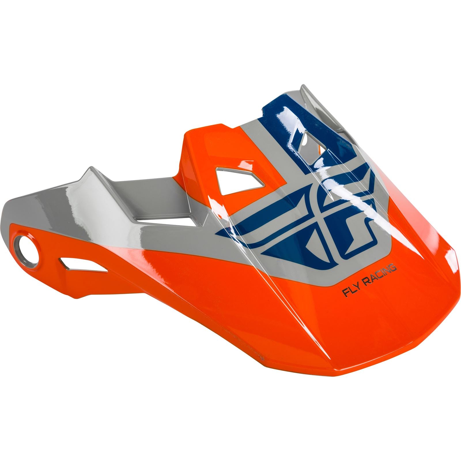 Fly Racing Formula Visor Gray/Orange/Blue - X-Large -2X 73-47205X_156579