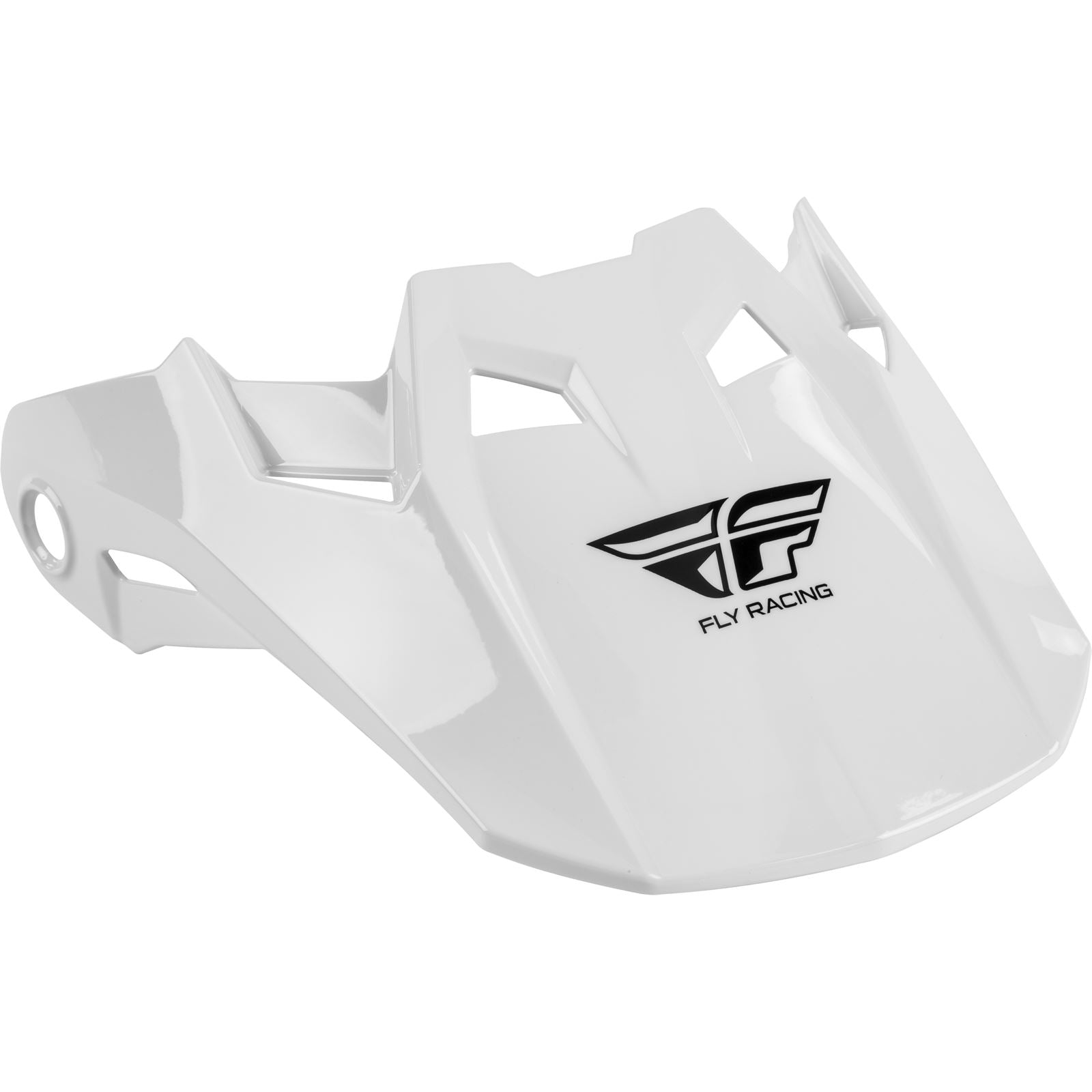Fly Racing Formula Visor Gloss White - X-Small-Small  [MPN: 73-47201S]_539552