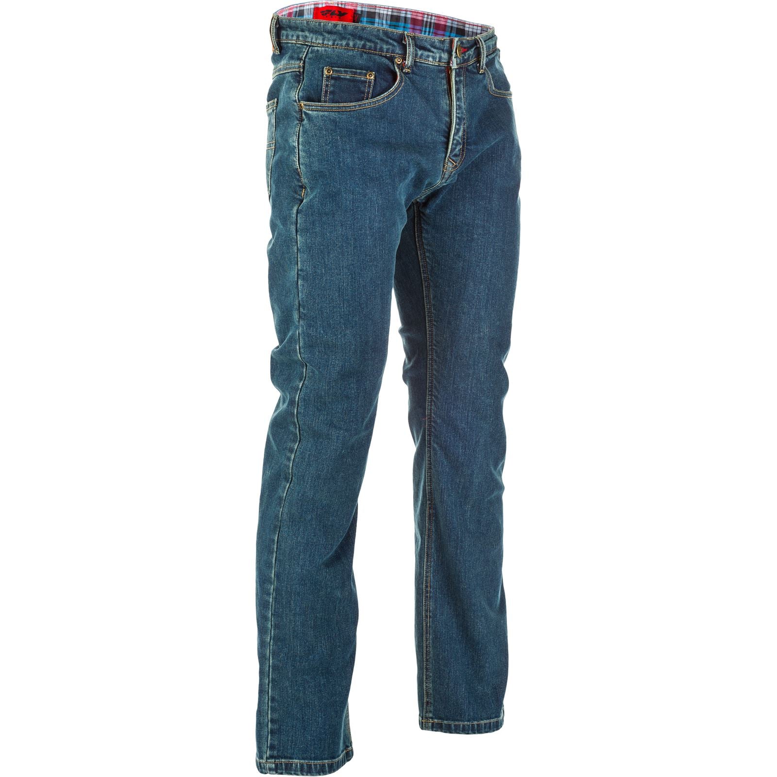 Fly Racing Resistance Jeans Oxford Blue Size 34 Tall [MPN: #6049 478-304~34TALL]_158007