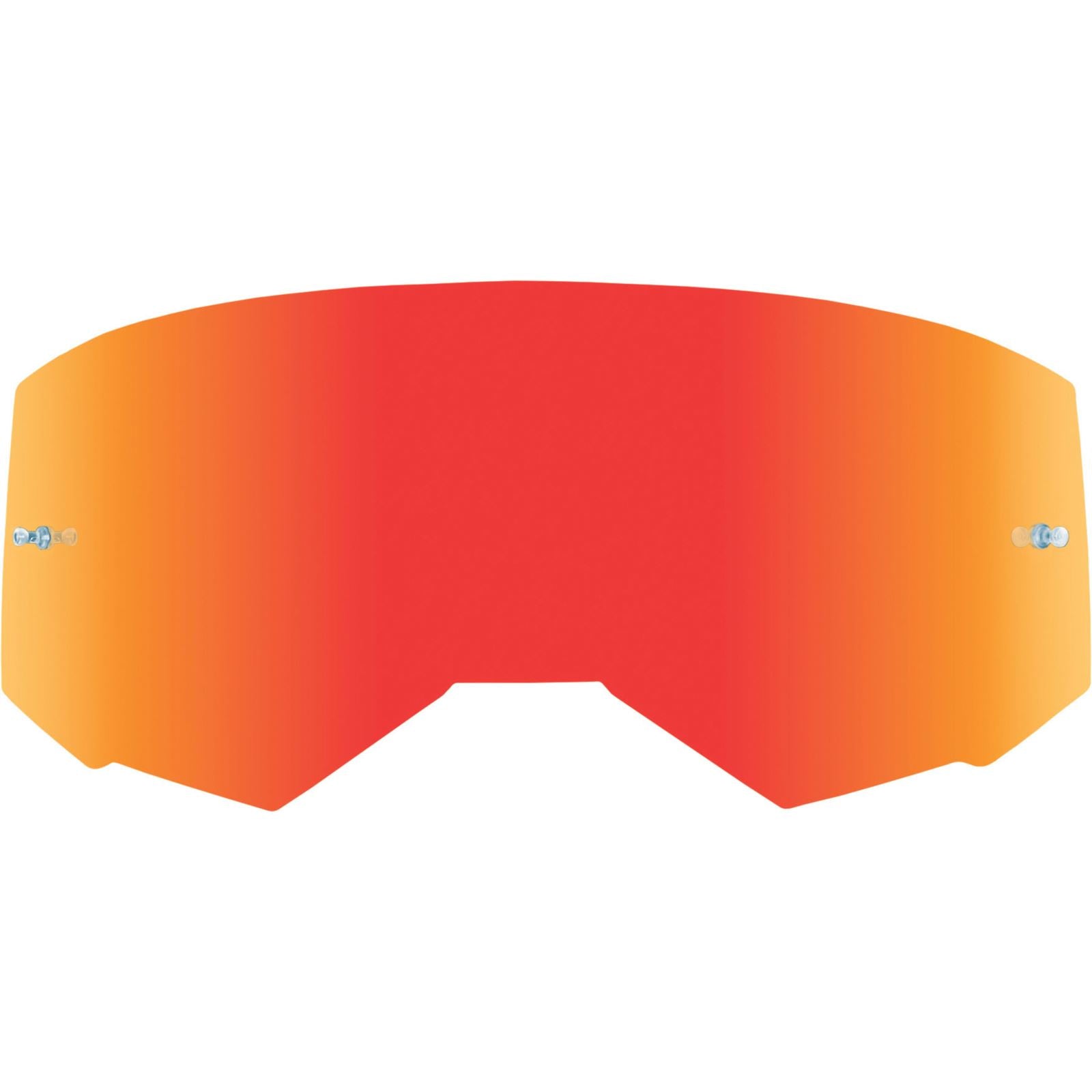 Fly Racing Youth Single Lens with Post - Red Mirror/Small Smoke [MPN: 37-5492]_158606
