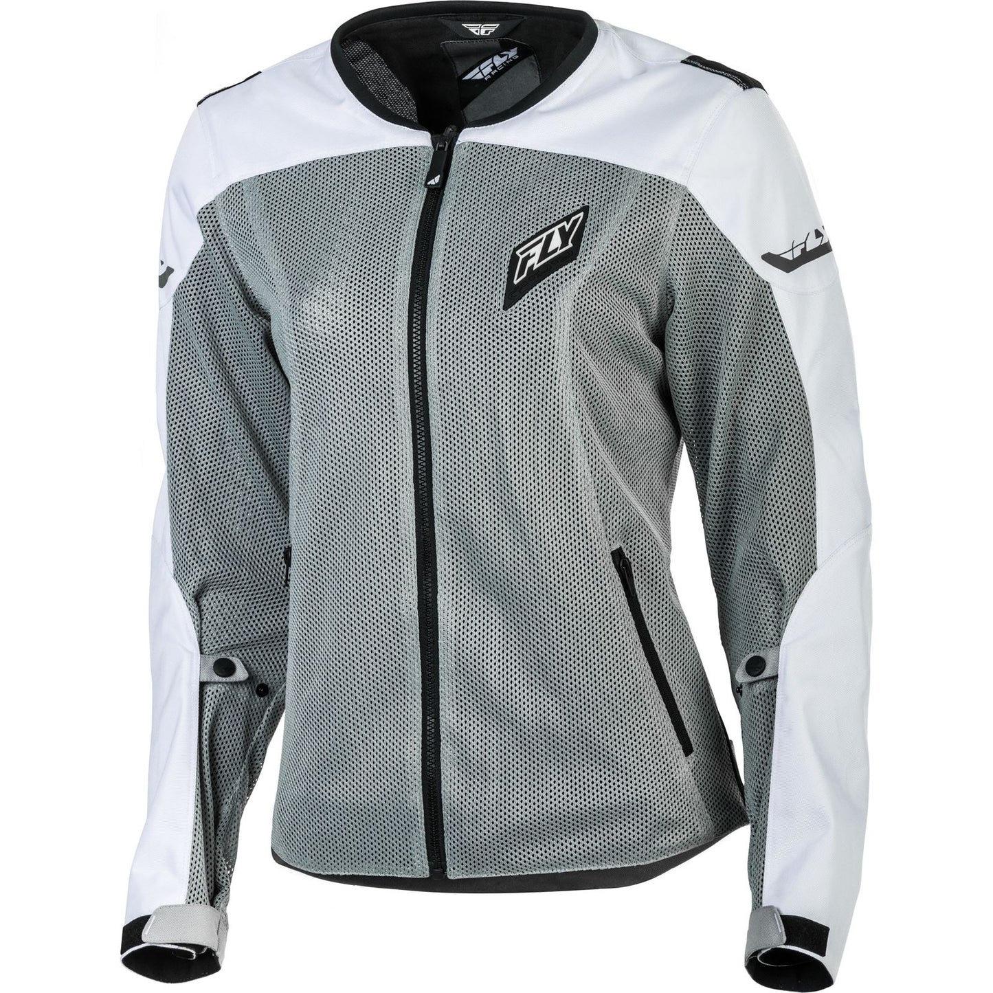 Fly Racing Fly Women's  Flux Air Jacket White/Gray Large  [MPN: #6179 477-8047~4]_158786
