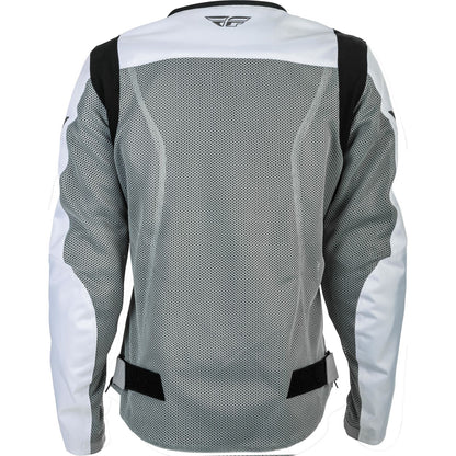 Fly Racing Fly Women's  Flux Air Jacket White/Gray Large  [MPN: #6179 477-8047~4]_158787