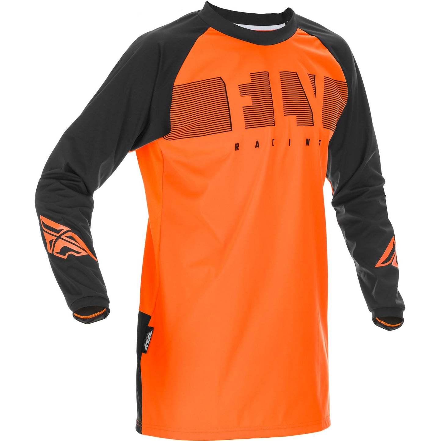 Fly Racing Windproof Jersey Orange/Black Large  370-8017L_539850