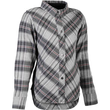 Highway 21 Women's Rogue Flannel - Pink/Gray - Large #6049 489-1451~4_160349
