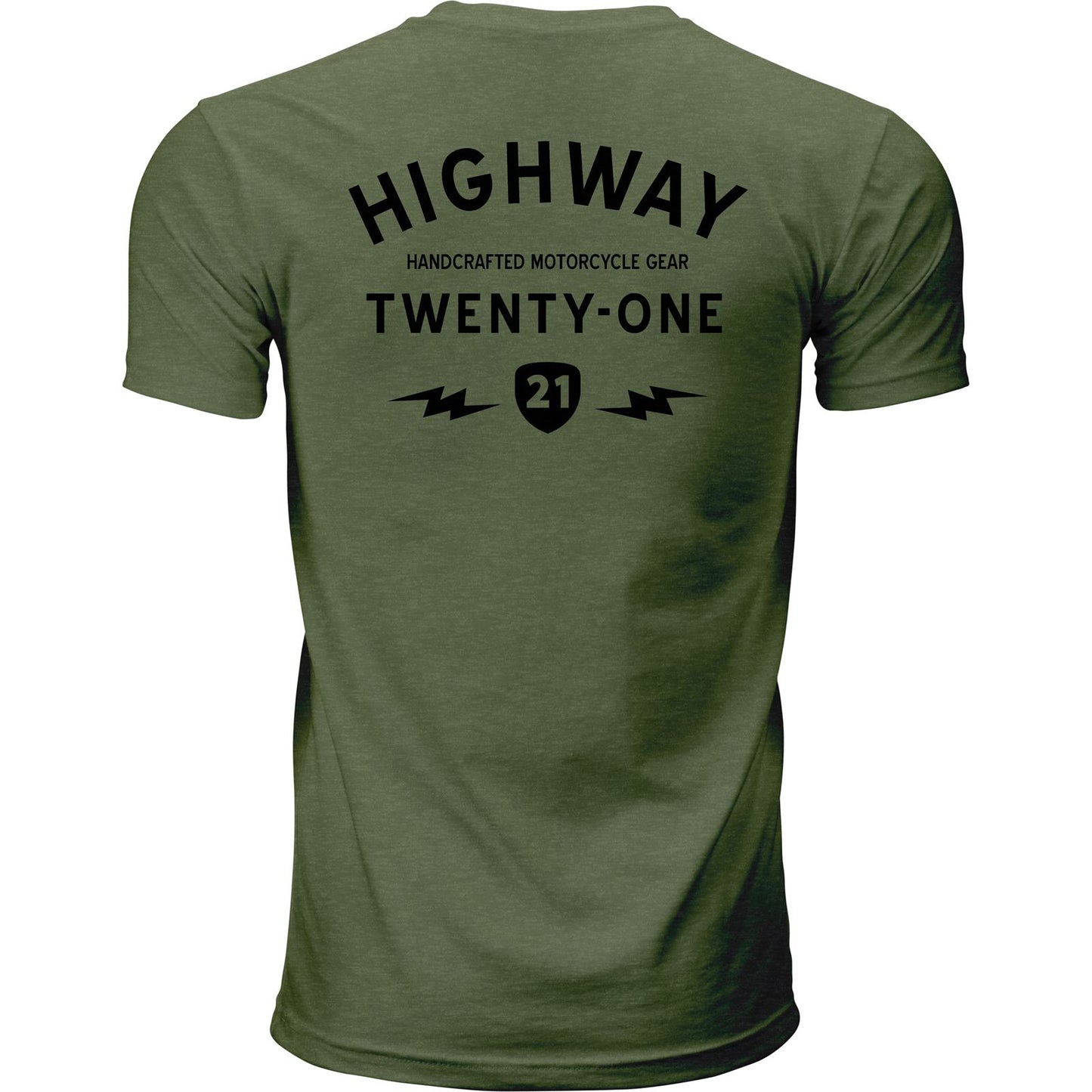 Highway 21 Halliwell Tee Green Medium 489-1930M_160359