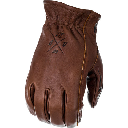Highway 21 Louie Gloves Brown - Small #5841 489-0028~2_160365