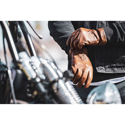 Highway 21 Louie Gloves Brown - Small #5841 489-0028~2_1006171