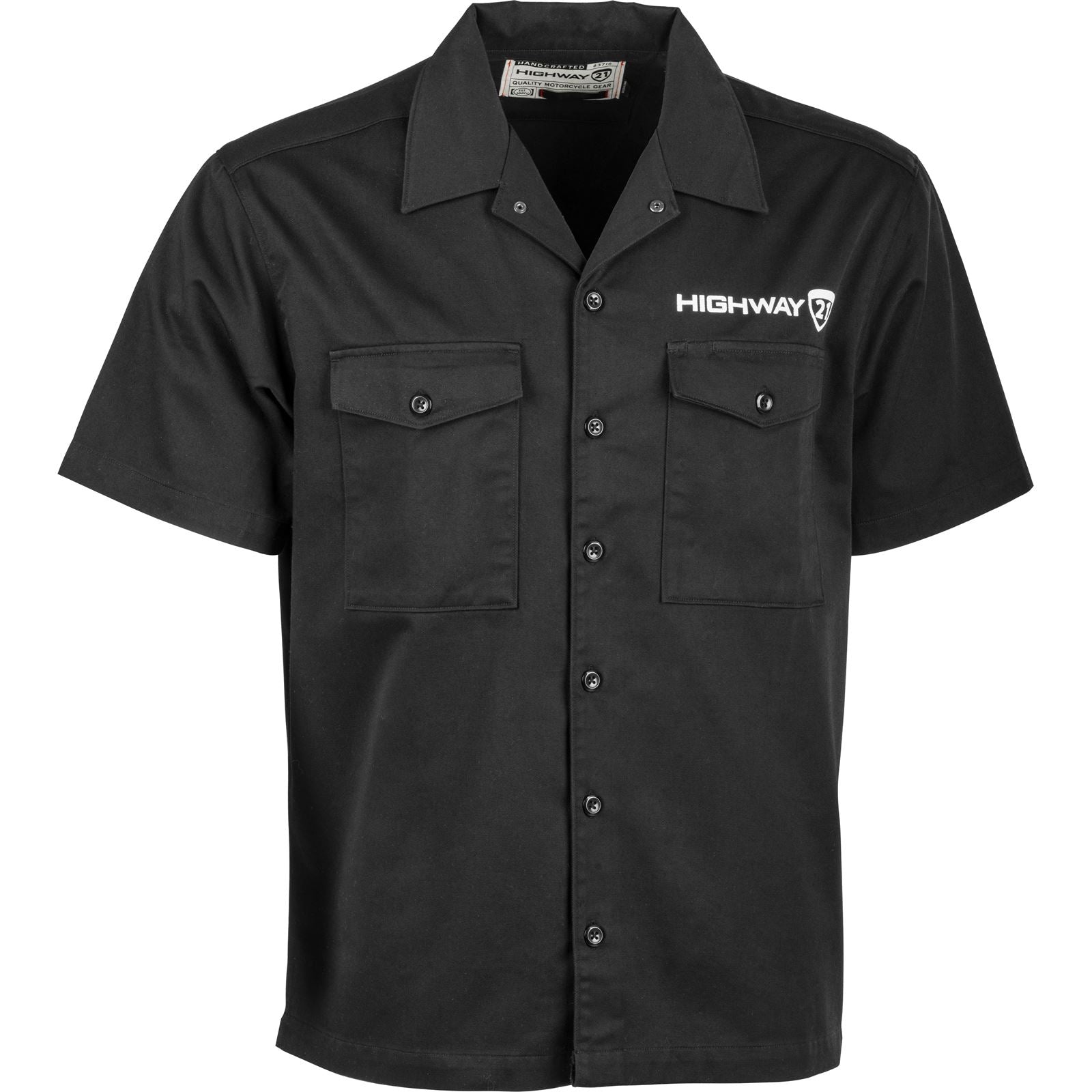Highway 21 Halliwell Work Shirt Black - 4X-Large 489-19354X_160417