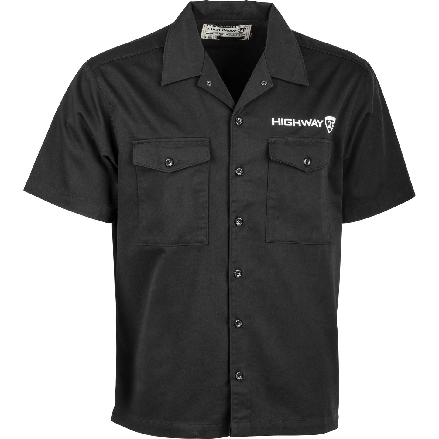 Highway 21 Halliwell Work Shirt Black - Small 489-1935S_160478