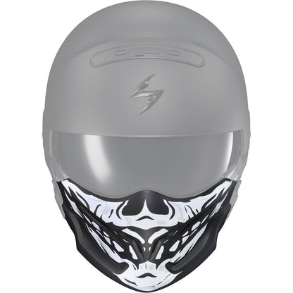 ScorpionEXO Covert Skull Face Mask - Black/White OPEN BOX 52-546-18_1494443