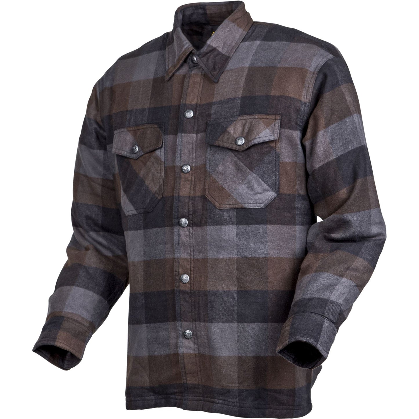 ScorpionEXO Covert Flannel Shirt - Black/Brown/Gray - Large 13603-5_160958