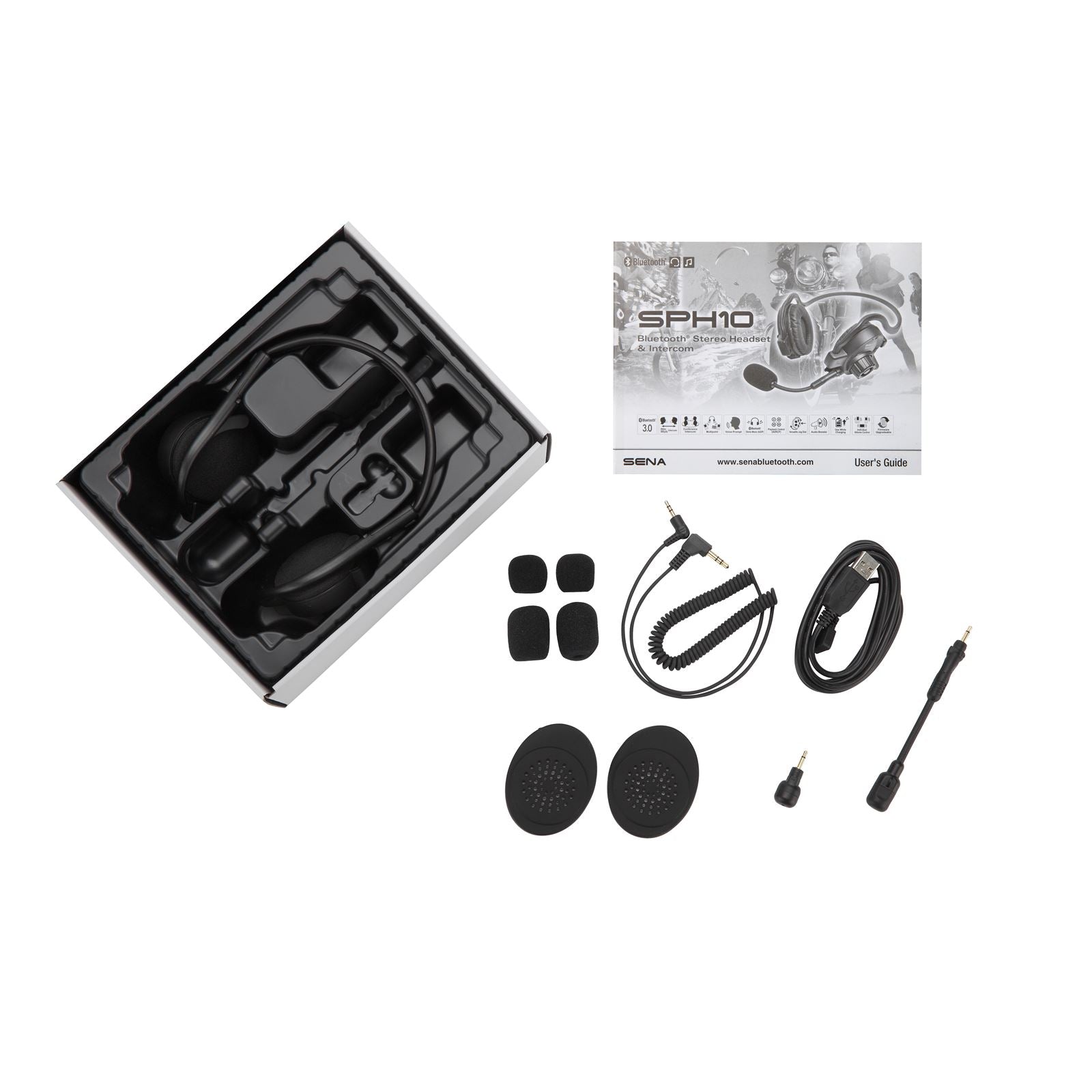 Sena SPH10 Bluetooth Stereo Headset & Intercom - Single Pack [MPN: SPH10-10]_1009359
