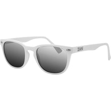 Zan Throwback NVS Sunglasseses Matte White with Smoke Reflective Lens EZNV02_167978