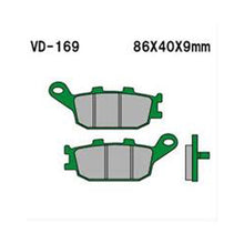Vesrah Brake Pads- NSS250 '00-06 + EBC #FA358 For Honda [MPN: VD-169]_565791