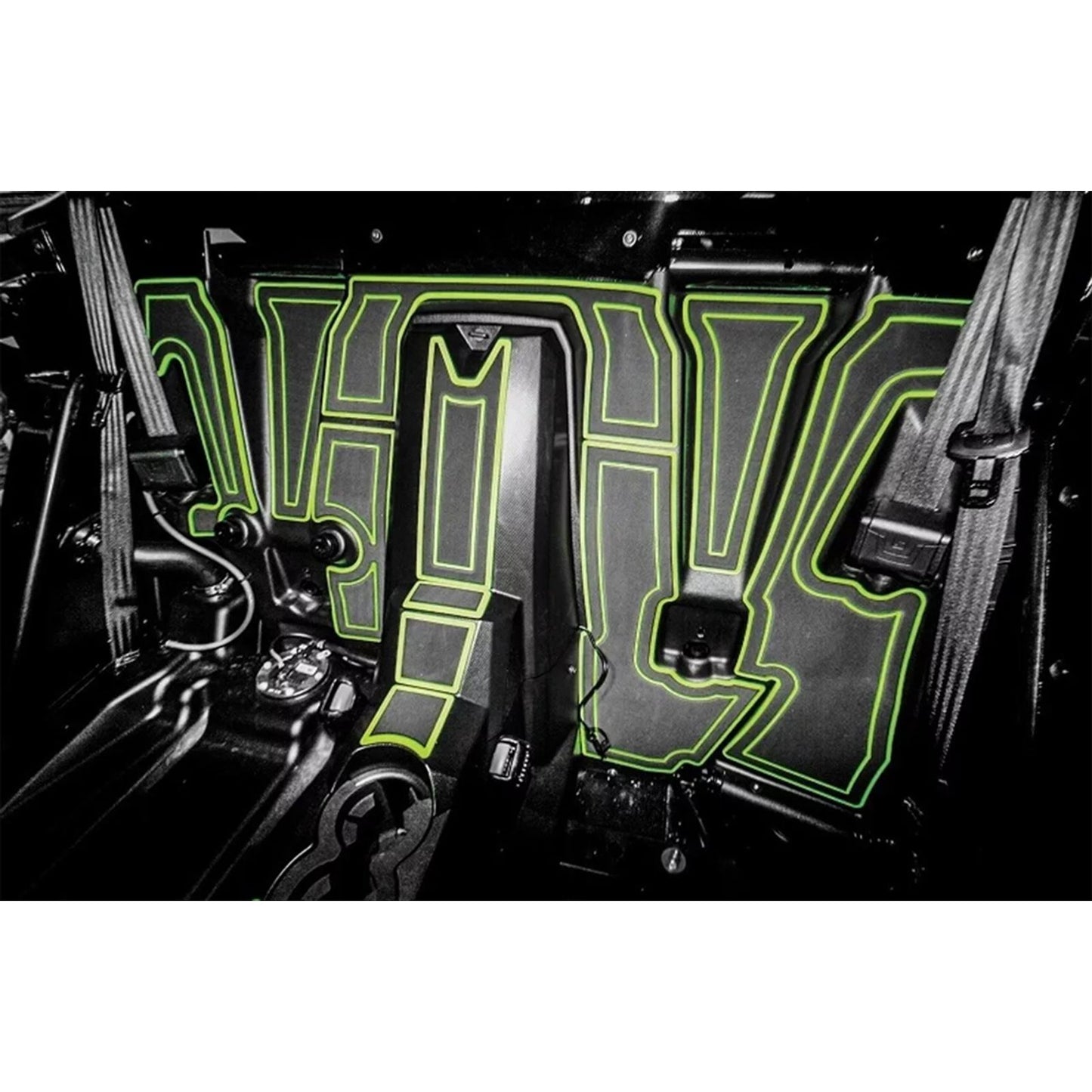 Moramoto Mat Kit for Can-Am Maverick Sport/Maverick - Black/Green [MPN: 100BST-124CM-0102]_1440264