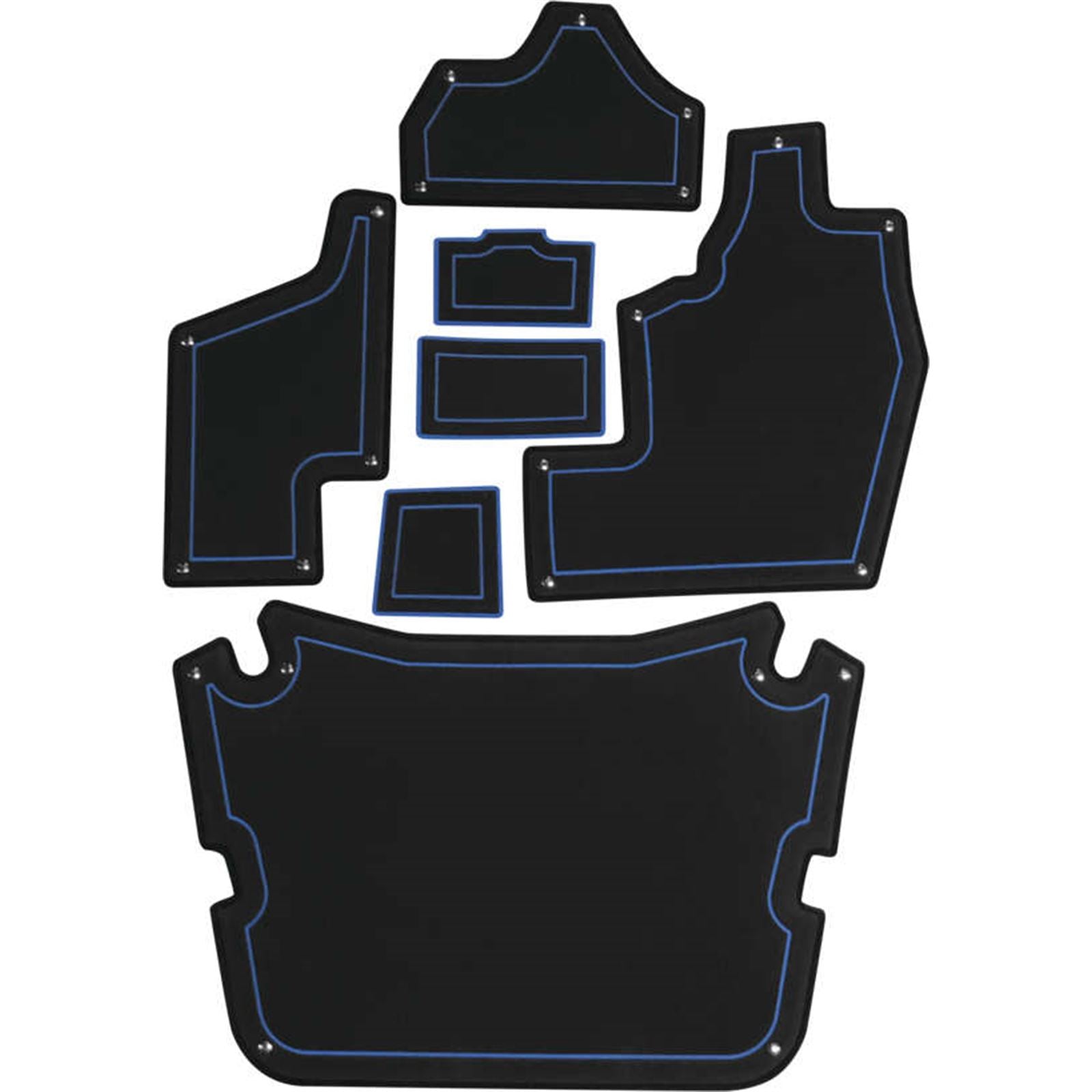 Moramoto Mat Kit for Yamaha YXZ1000R - Black/Blue [MPN: 100BST-113CM-0113]_176847