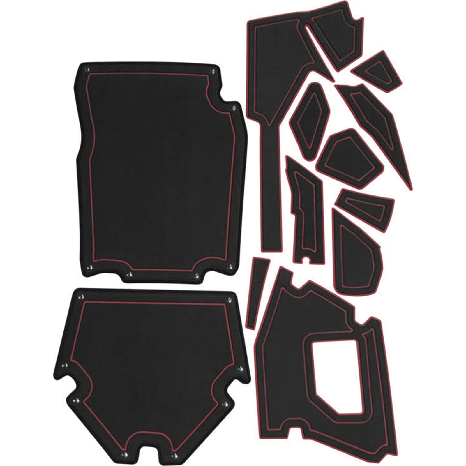 Moramoto Mat Kit for Polaris RZR RS1 - Black/Red [MPN: 100BST-123CM-0121]_177020