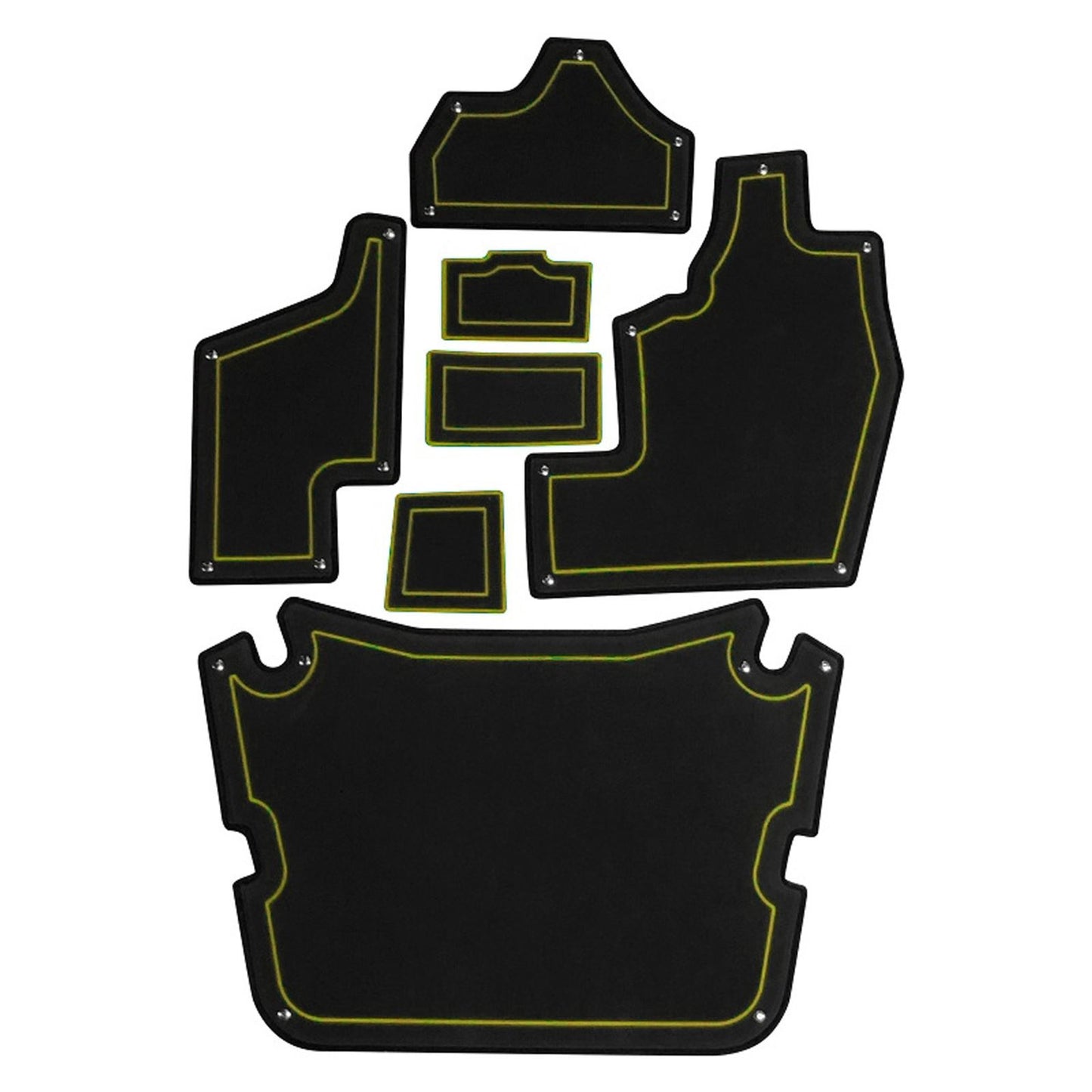 Moramoto Mat Kit for Yamaha YXZ1000R - Black/Yellow [MPN: 100BST-113CM-0120]_1471218