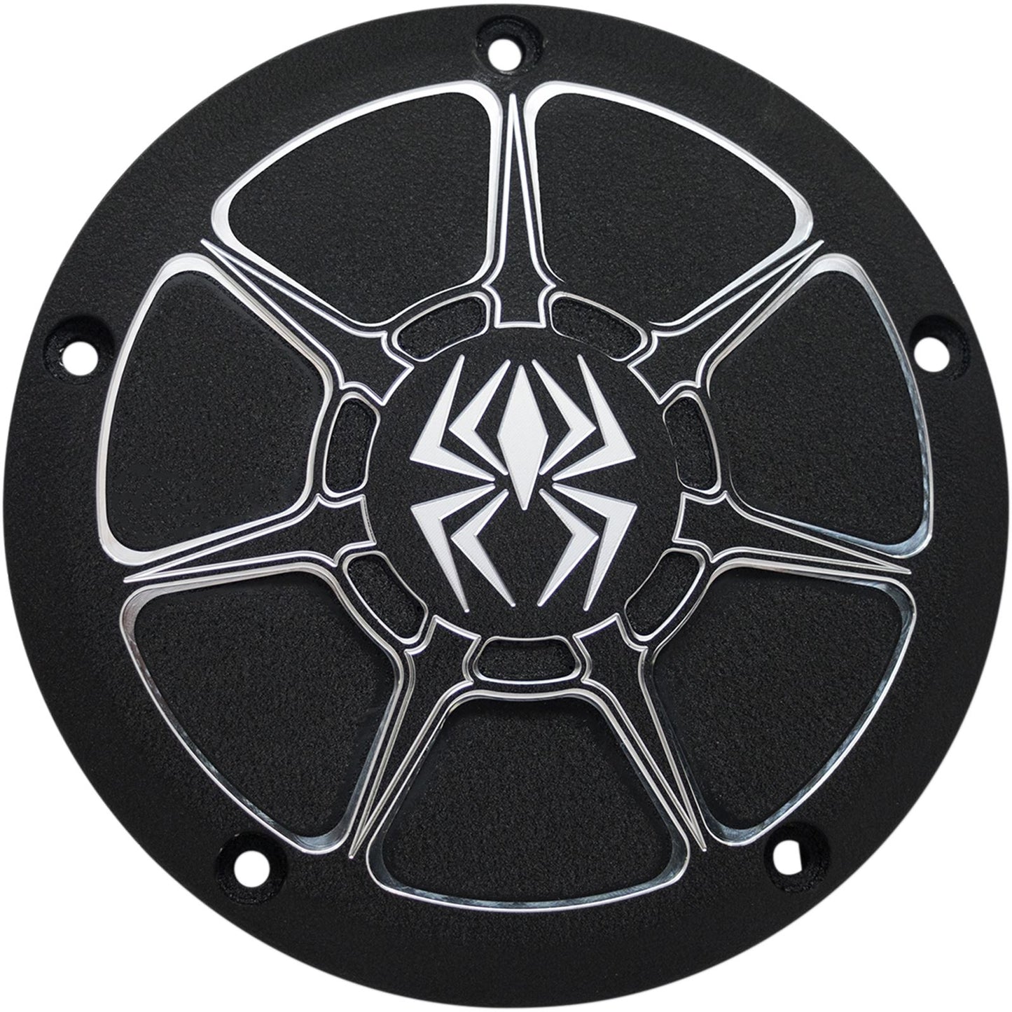 Rekluse Racing Derby Cover Black Wrinkle Big Twin '99-17 EX Low Profile RMS-0515004_463789