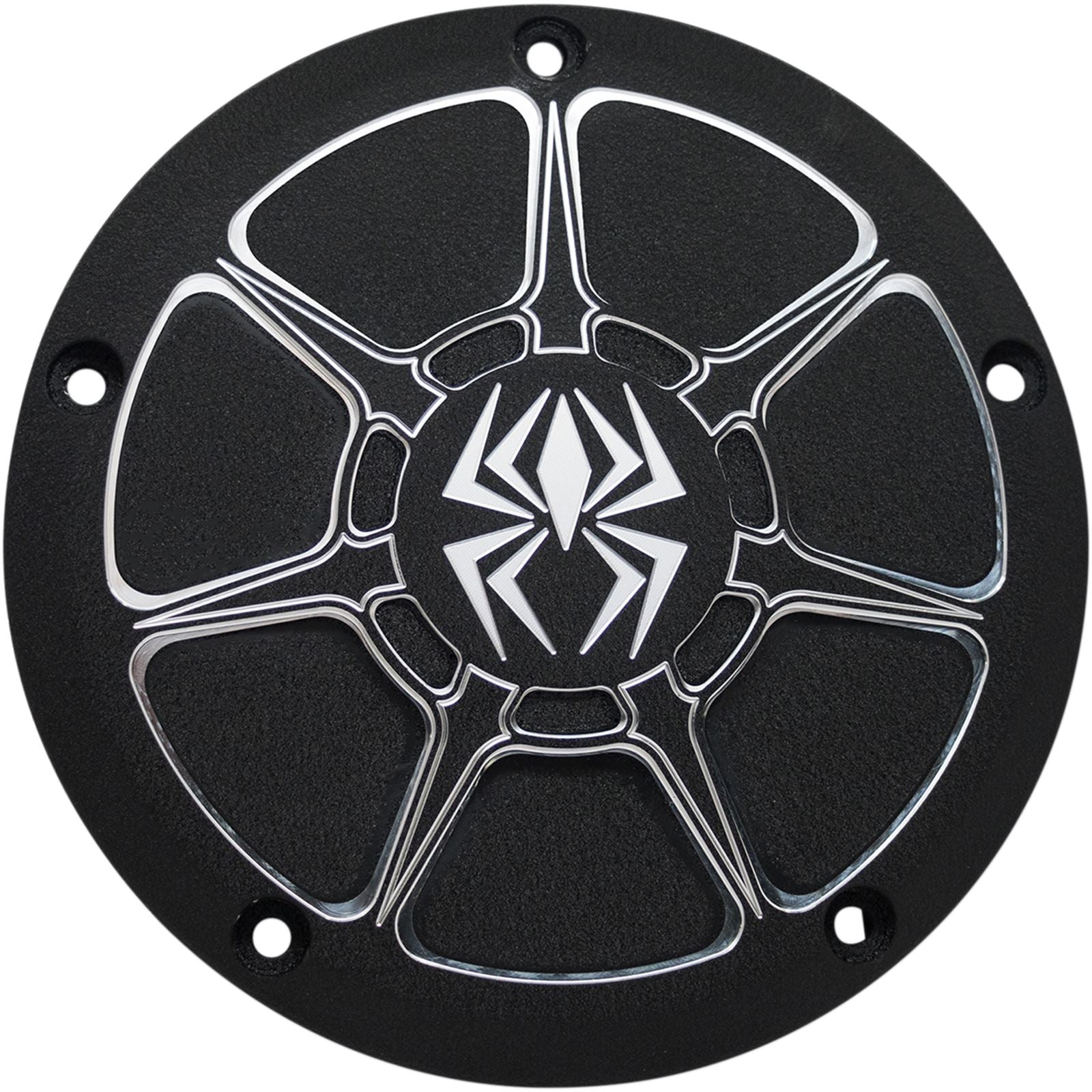 Rekluse Racing Derby Cover Black Wrinkle Big Twin '99-17 EX Low Profile RMS-0515004_463789