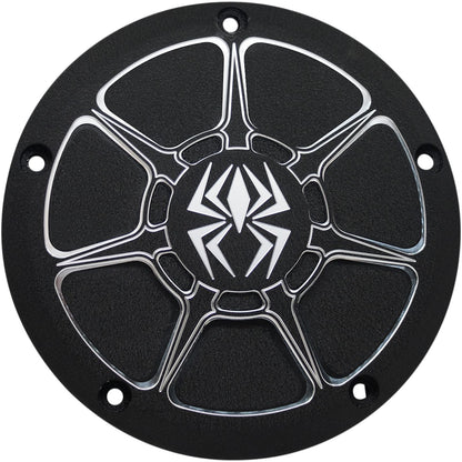 Rekluse Racing Derby Cover Black Wrinkle Big Twin '99-17 EX Low Profile RMS-0515004_463789