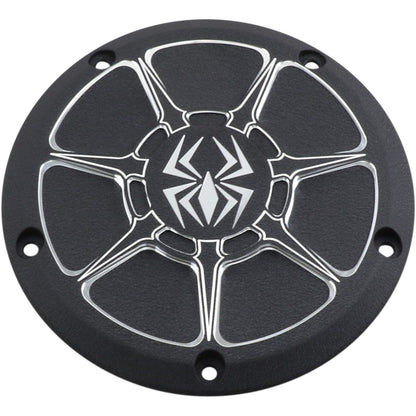 Rekluse Racing Derby Cover Black Wrinkle FLH/FLT '16-Up with Low Profile RMS-0515006_463791