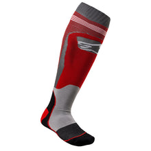 Alpinestars MX Plus-1 Socks Red/Cool Small [MPN: 4701820-318-S]_178877