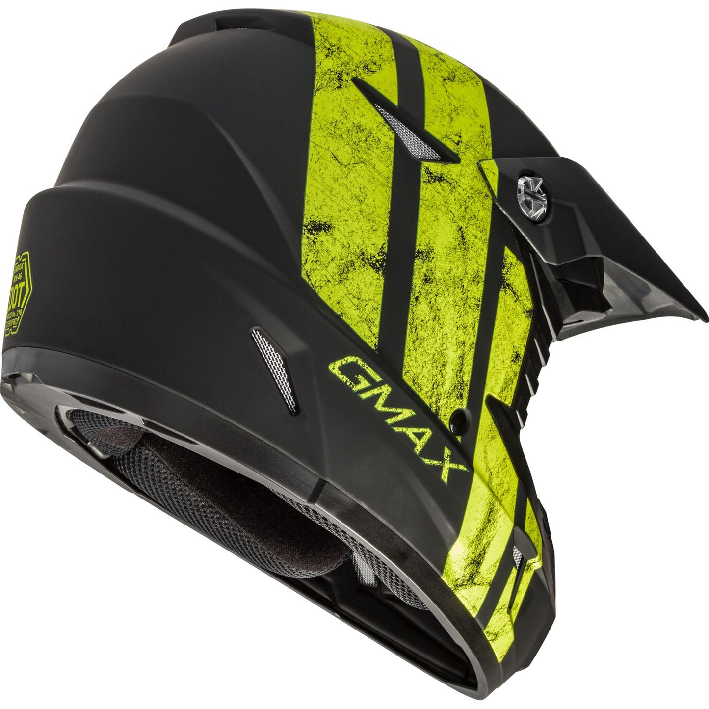 GMax MX-46 Off-Road Dominant Helmet Matte Black/Hi-Vis Medium G3464745_178964