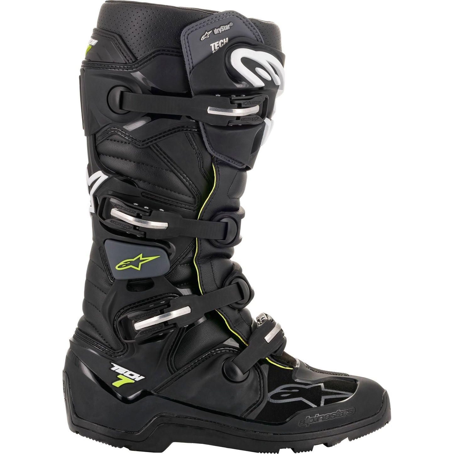 Alpinestars Tech 7 Enduro Drystar Boots - Black/Grey - Size 8 [MPN: 2012620-106-8]_607168