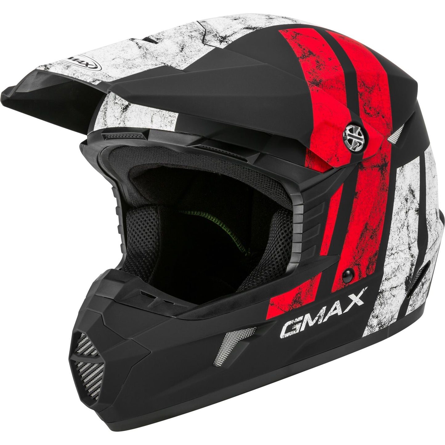 GMax Youth MX-46Y Matte Black/White/Red Youth Small  G3464350_179251