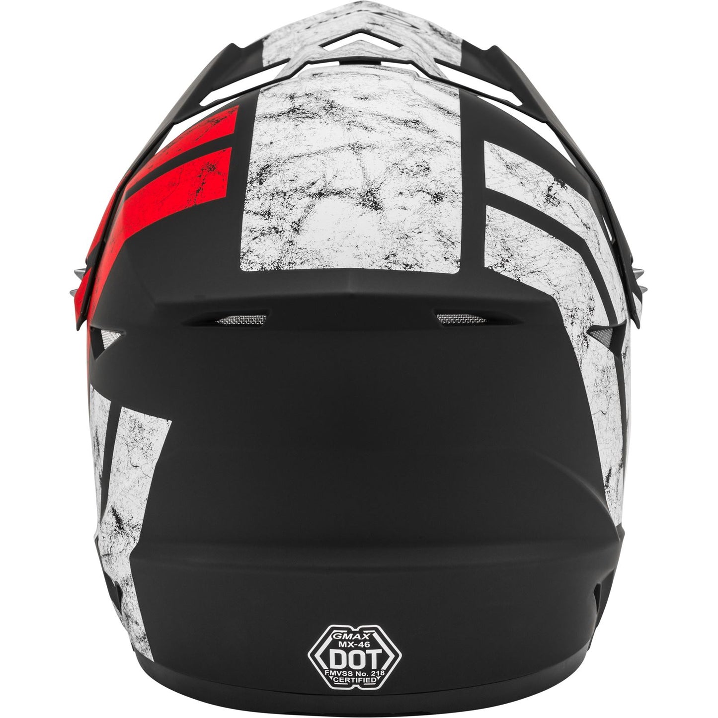GMax Youth MX-46Y Matte Black/White/Red Youth Small  G3464350_179252