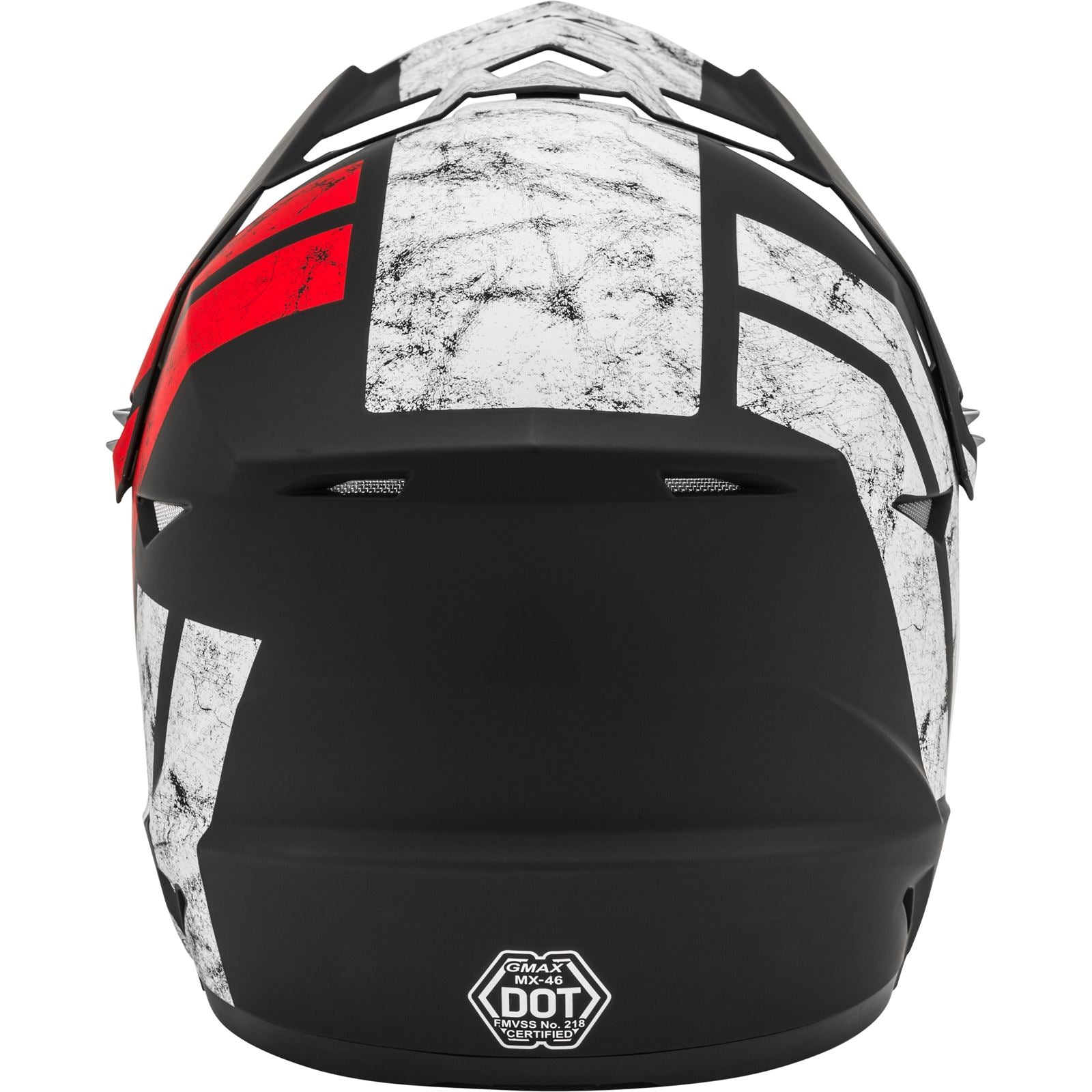 GMax Youth MX-46Y Matte Black/White/Red Youth Small  G3464350_179252