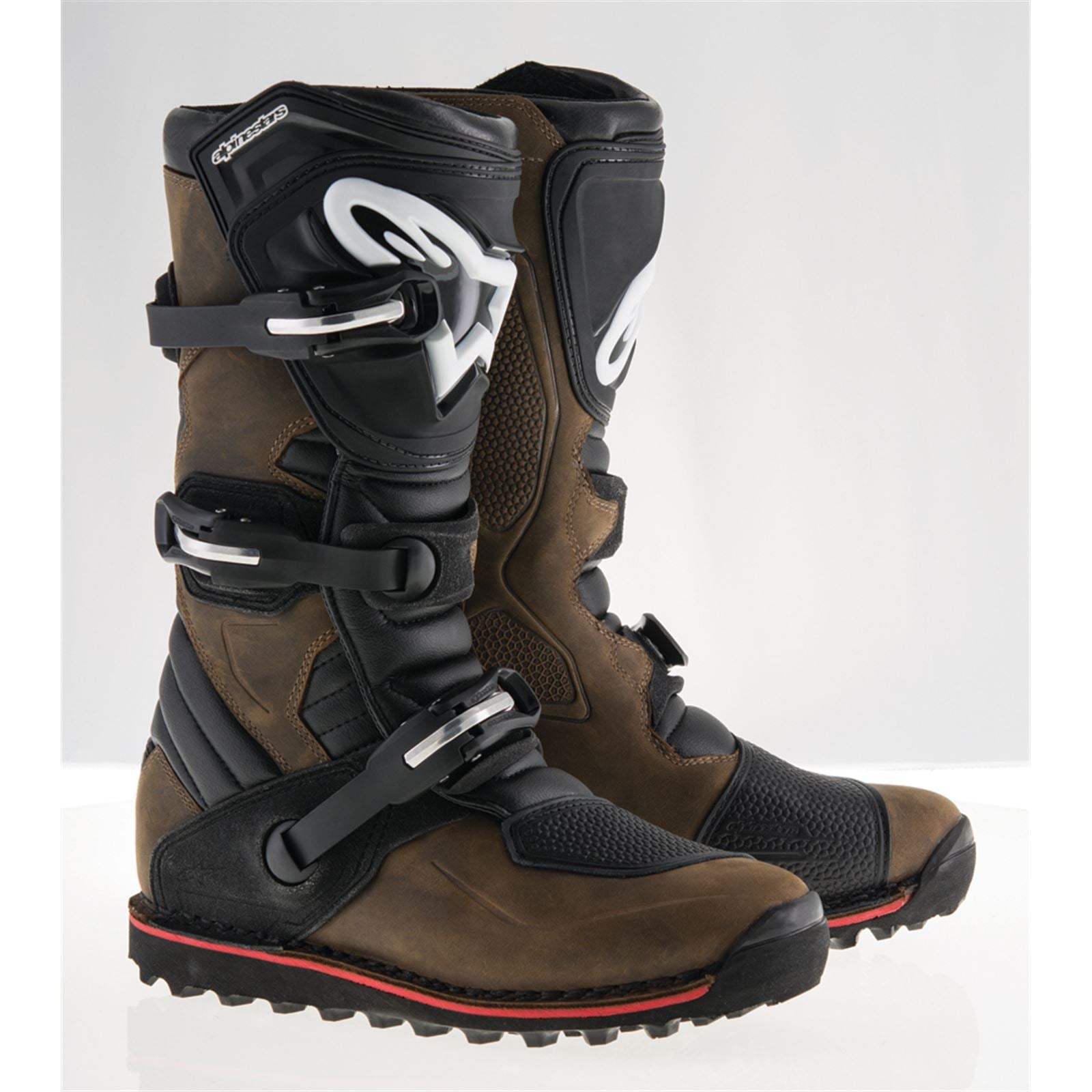 Alpinestars Tech-T Boots Brown Oiled Leather_179832