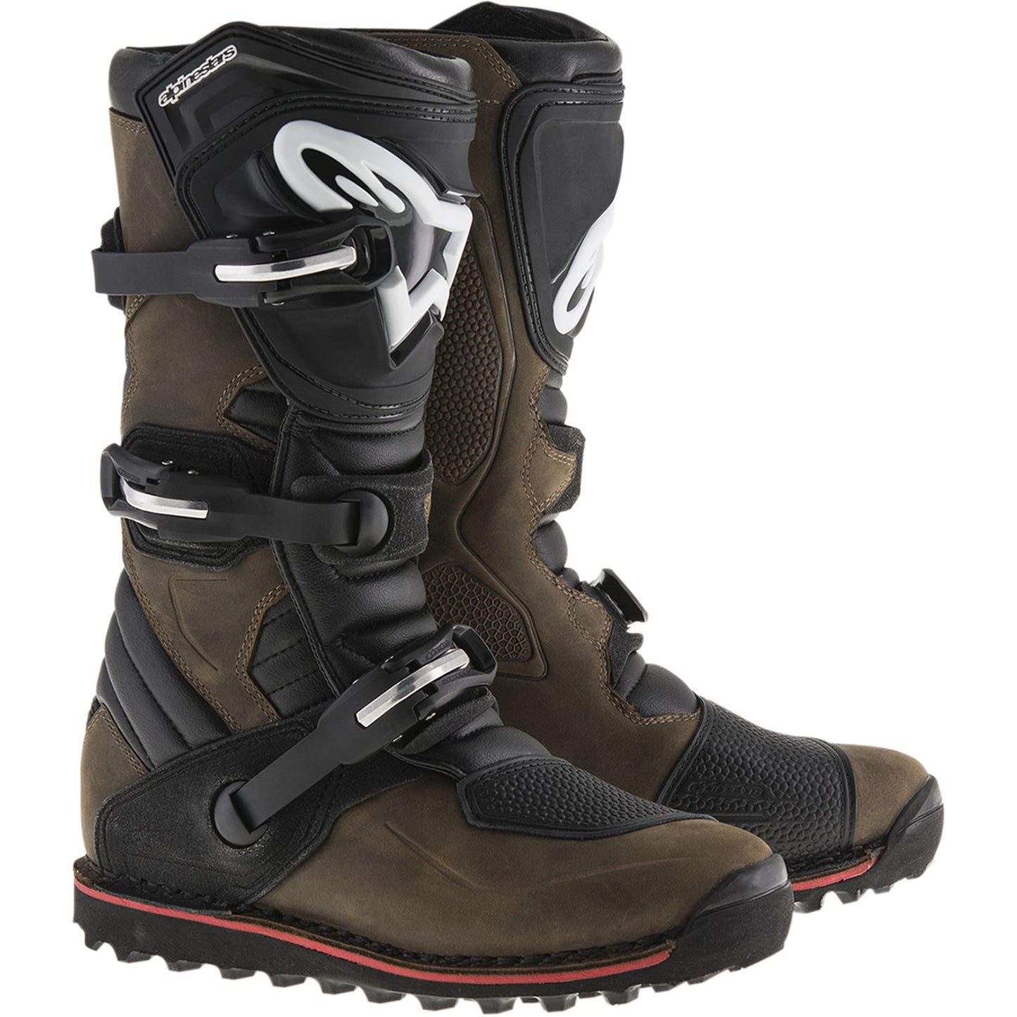 Alpinestars Tech-T Boots Brown Oiled Leather_341691
