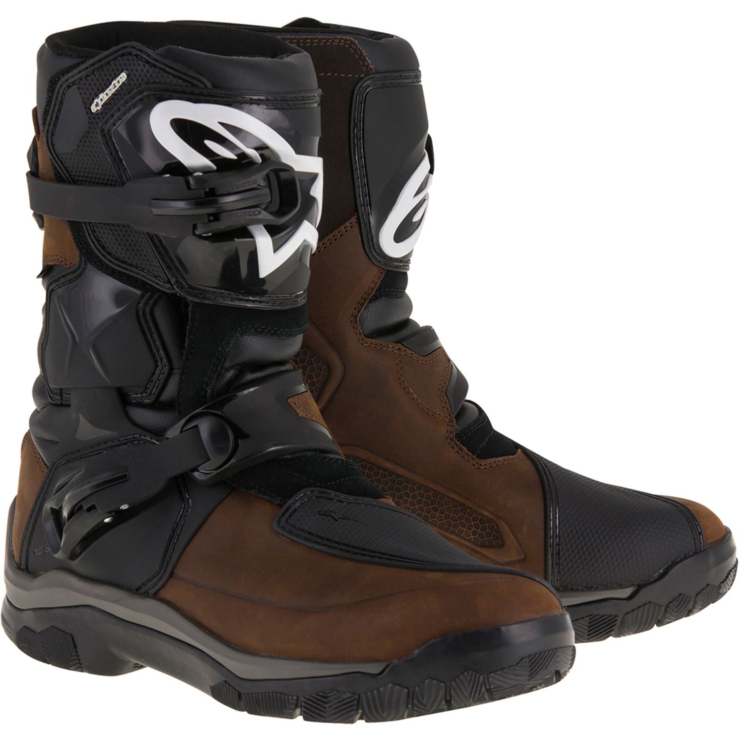 Alpinestars Belize Drystar Boots Brown OiL Leather Size 09 OPEN BOX [MPN: 2047317-82-9]_2583169