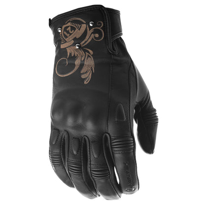 Highway 21 Women's Black Ivy Gloves - Black - Large #5884 489-0080~4_180450
