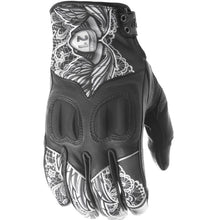 Highway 21 Women's Vixen Gloves Black/White Lace 2X #5884 489-0091~6_180773