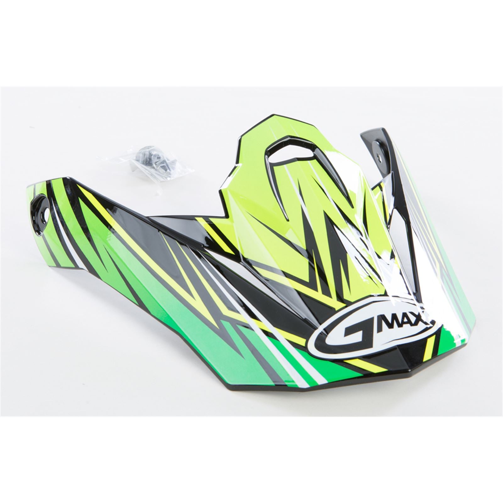 GMax Visor with Screws Raz  MX-86 Green/Hi-Vis Yellow  G086013_182538