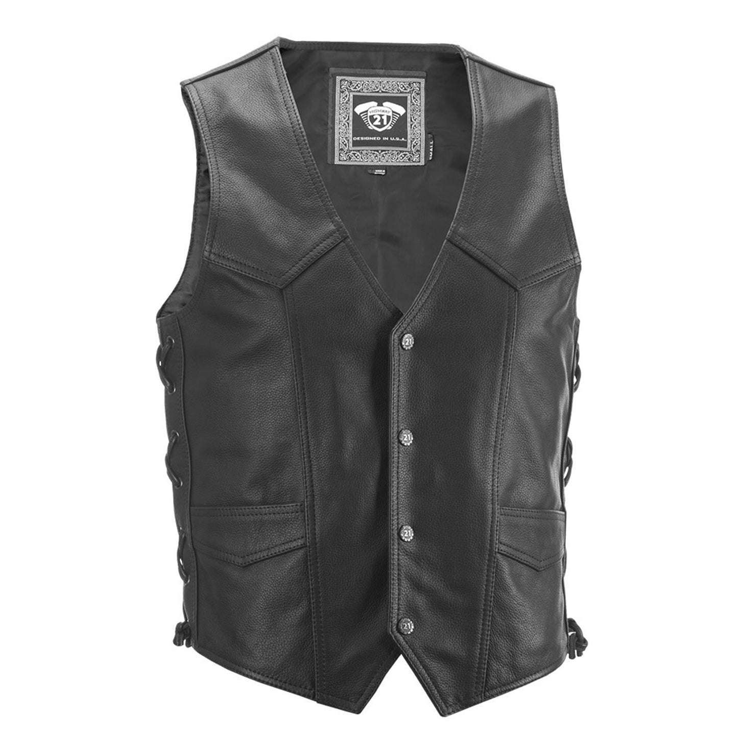 Highway 21 Six Shooter Vest Black - Medium [MPN: #6049 489-1070~3]_187353