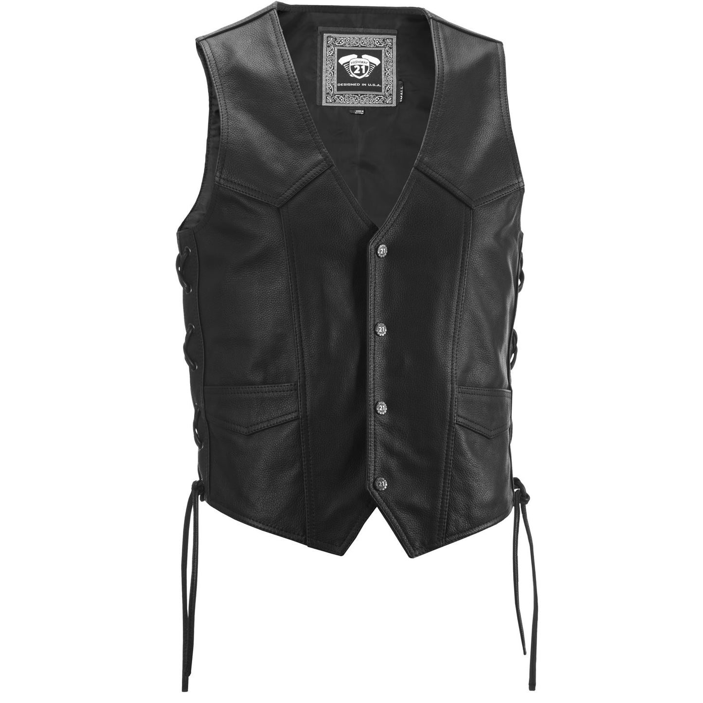 Highway 21 Six Shooter Vest Black - Medium [MPN: #6049 489-1070~3]_187354