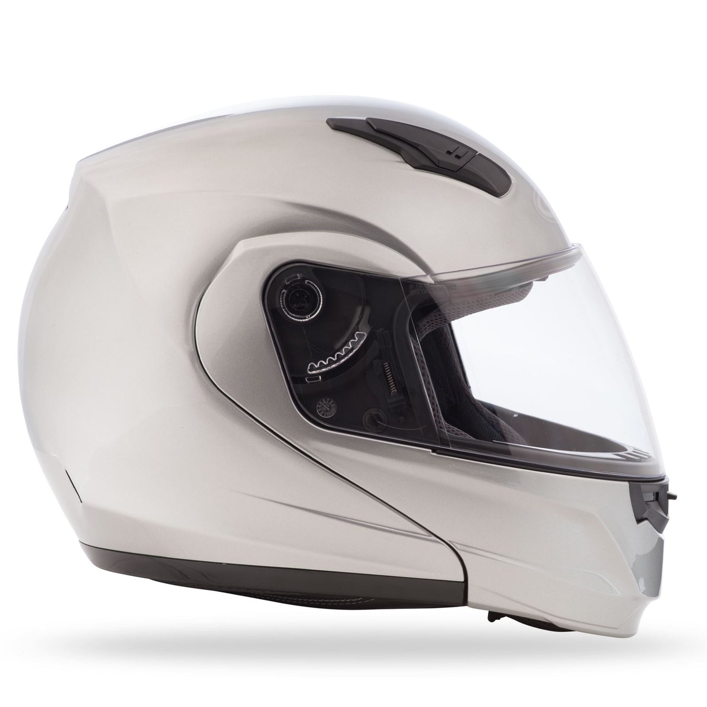 GMax MD-04 Modular Helmet Metallic Silver - X-Small  G104193_188980