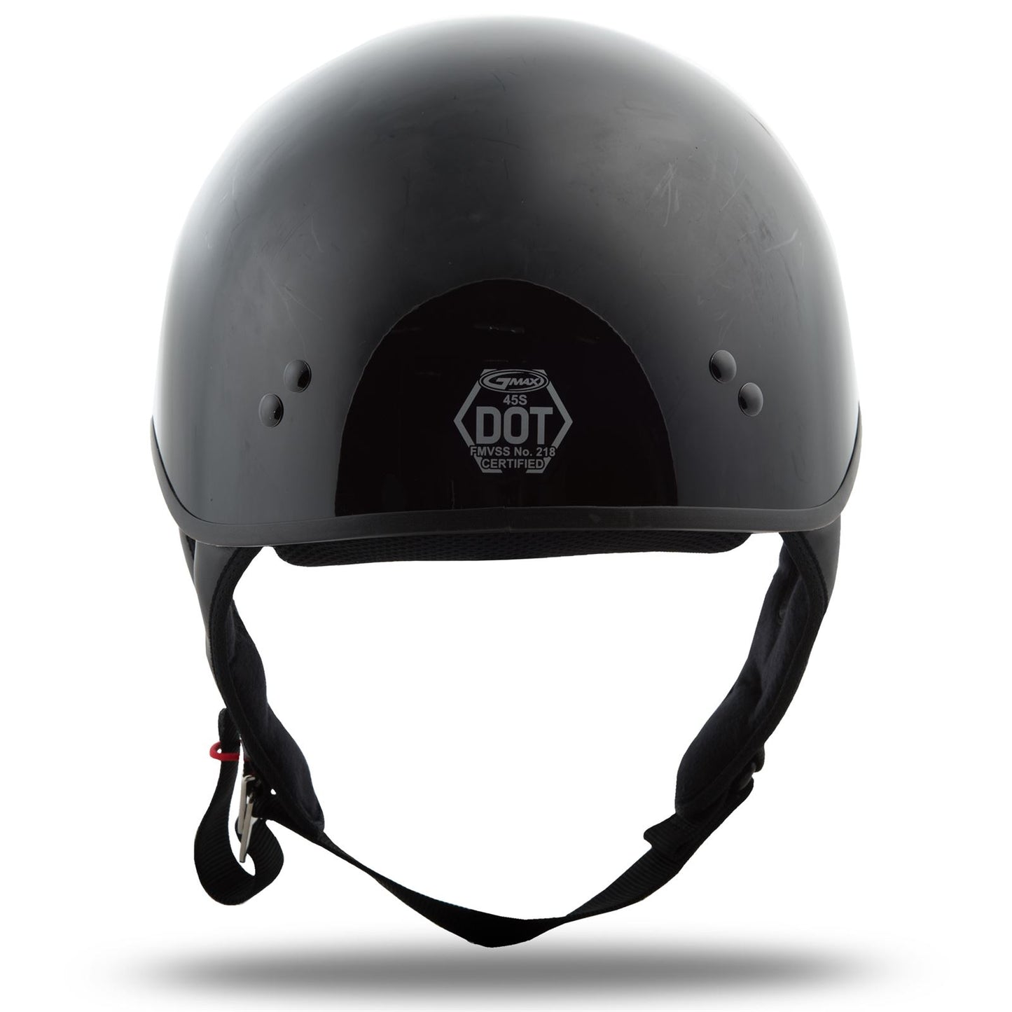 GMax HH-45 Half Helmet Naked Black - X-Large  G145027_189531