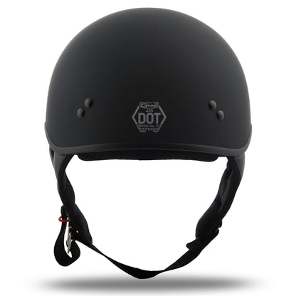 GMax HH-45 Half Helmet Naked Matte Black - X-Small  G145073_189555