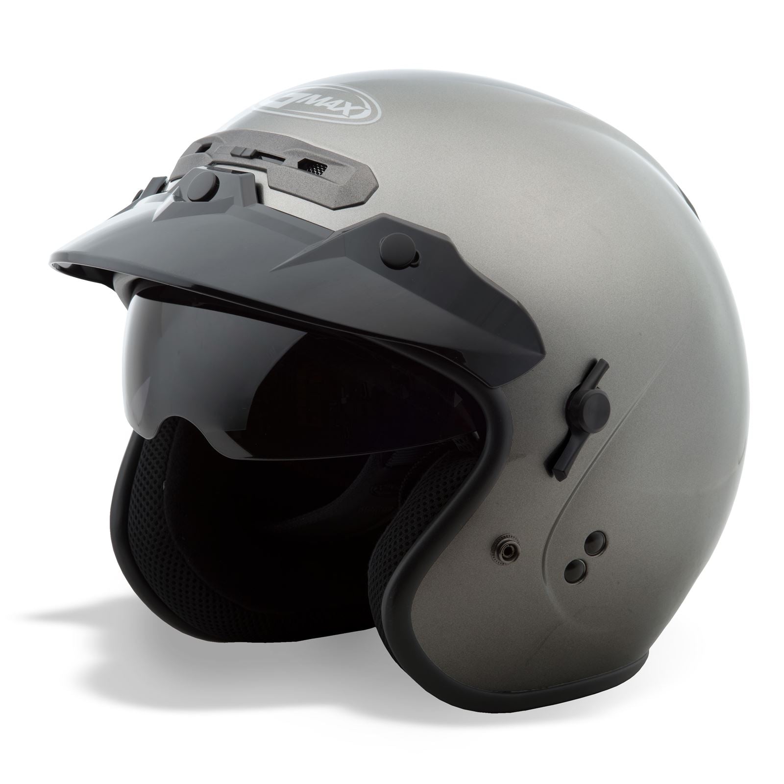 GMax GM-32 Open-Face Helmet Titanium  Medium G1320475_190227