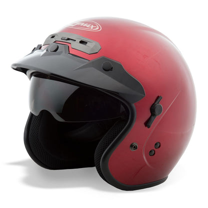 GMax GM-32 Open-Face Helmet Candy Red Small  G1320094_190307