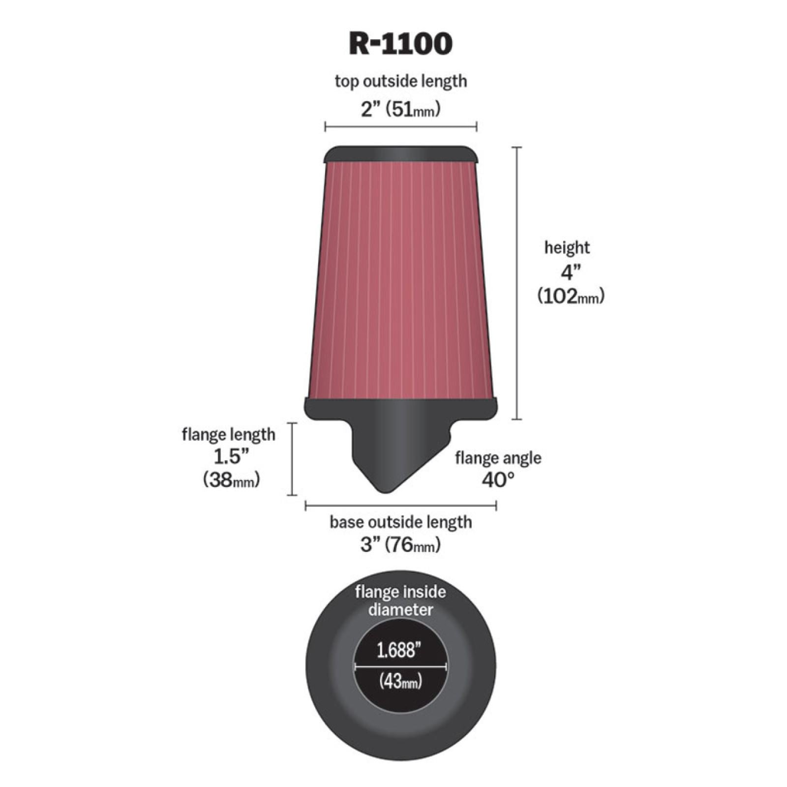 K&N Filters Air Filter [MPN: R-1100]_1747426