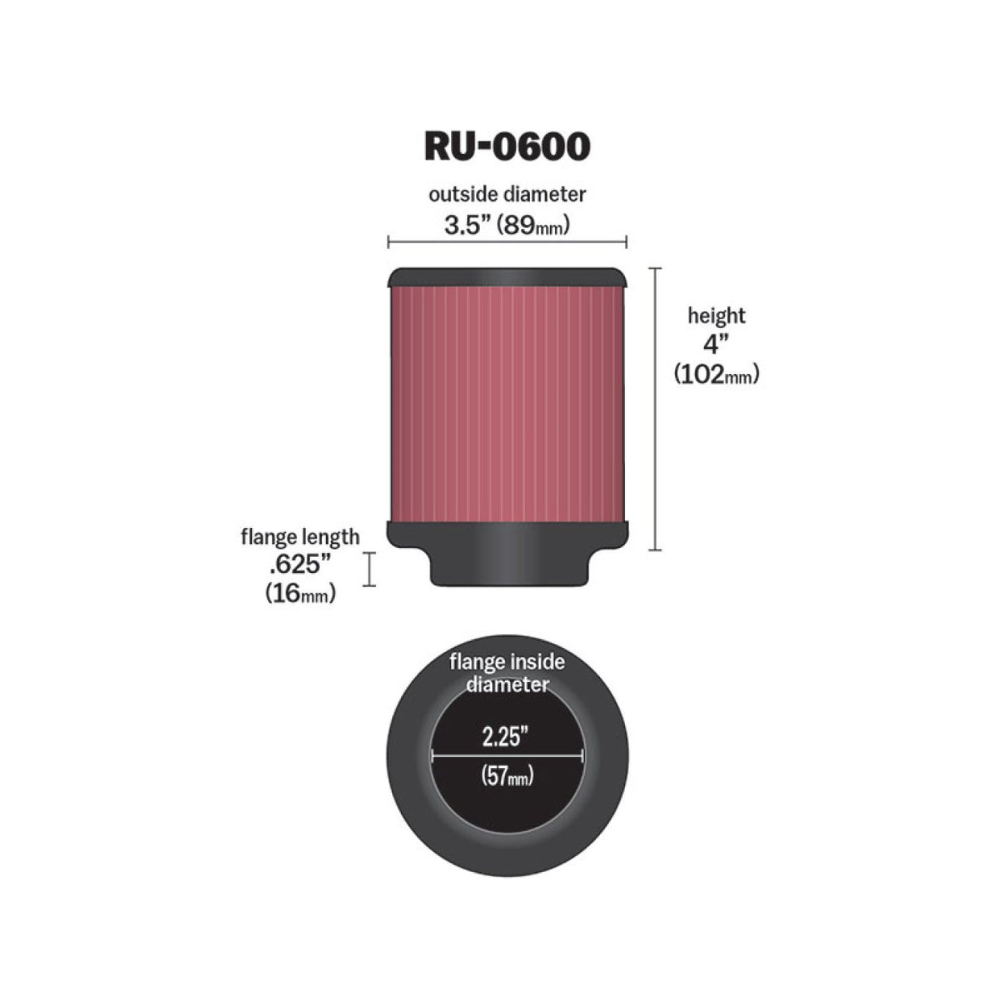 K&N Filters Air Filter [MPN: RU-0600]_1749243